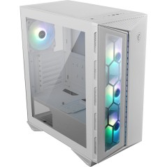 MSI MPG GUNGNIR 110R Trn ATX Case - Sleek White Design, Perfect for Your Gaming Build - No Power Supply Included - 4719072899301